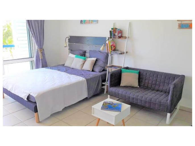 Location VillaAppartement en Guadeloupe - Studio Bleu Caraibe