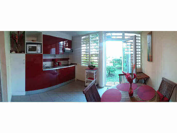 Location VillaAppartement en Guadeloupe - Appartement 3 couchages Le Gosier