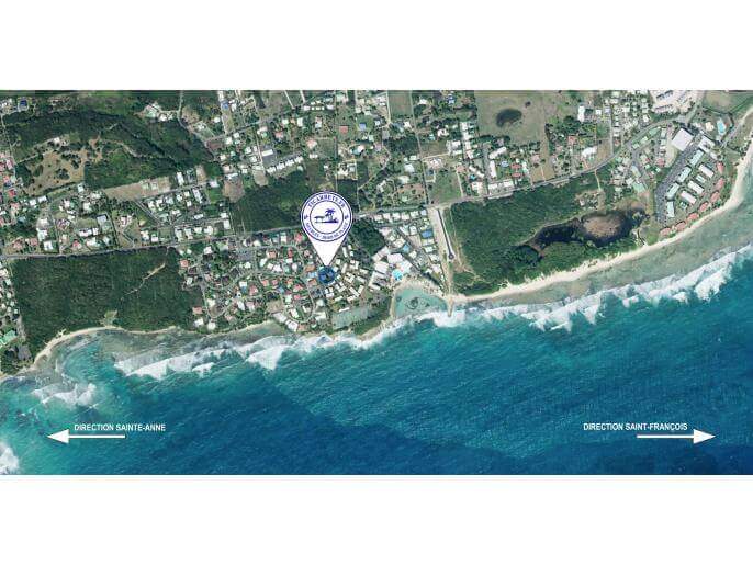 Location VillaAppartement en Guadeloupe - localisation