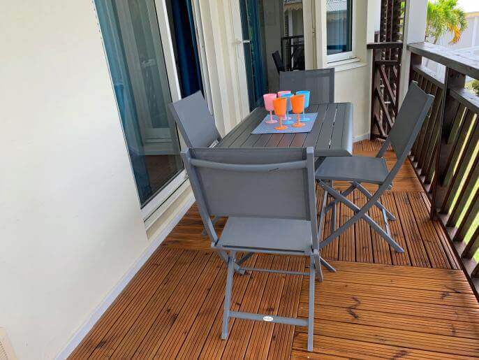 Location VillaAppartement en Guadeloupe - Balcon