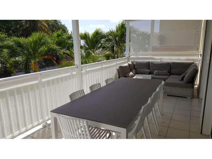 Location VillaAppartement en Guadeloupe - terrasse 