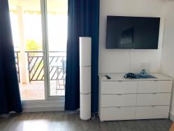 location Maison Villa Guadeloupe - Salon avec téléviseur 