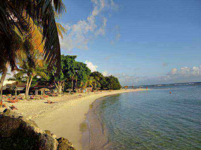 Location VillaAppartement en Guadeloupe - Plage de la résidence