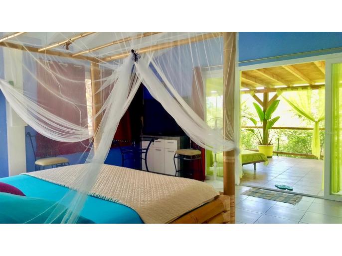 Location VillaBungalow en Guadeloupe - Bungalow 2 couchages Le Gosier