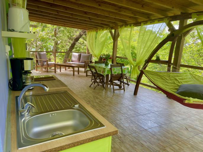 Location VillaBungalow en Guadeloupe - Bungalow 2 couchages Le Gosier