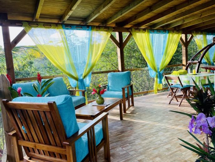 Location VillaBungalow en Guadeloupe - Bungalow 2 couchages Le Gosier