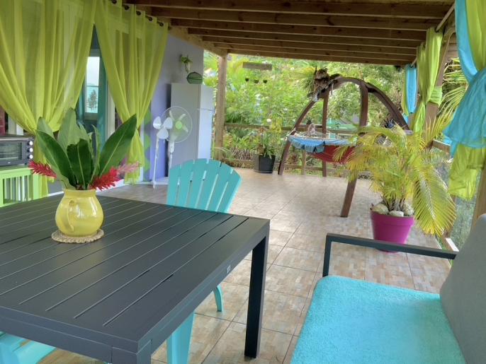 Location VillaBungalow en Guadeloupe - Bungalow 2 couchages Le Gosier