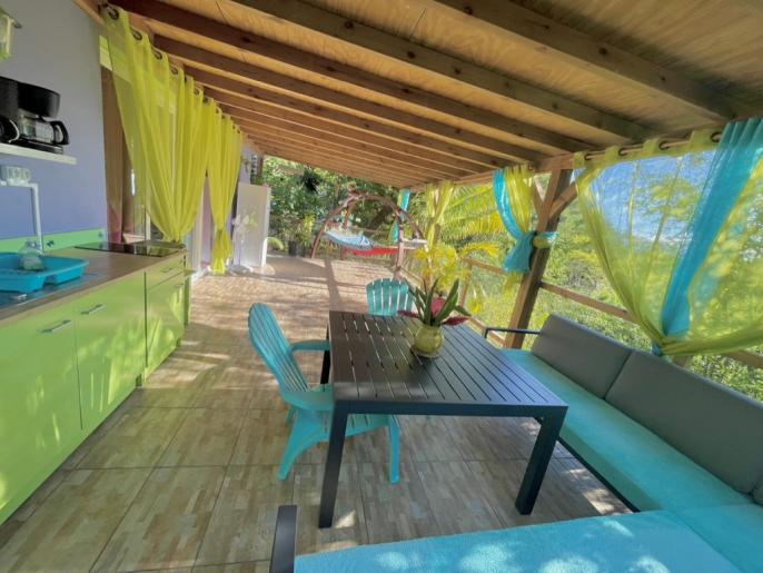 Location VillaBungalow en Guadeloupe - Bungalow 2 couchages Le Gosier