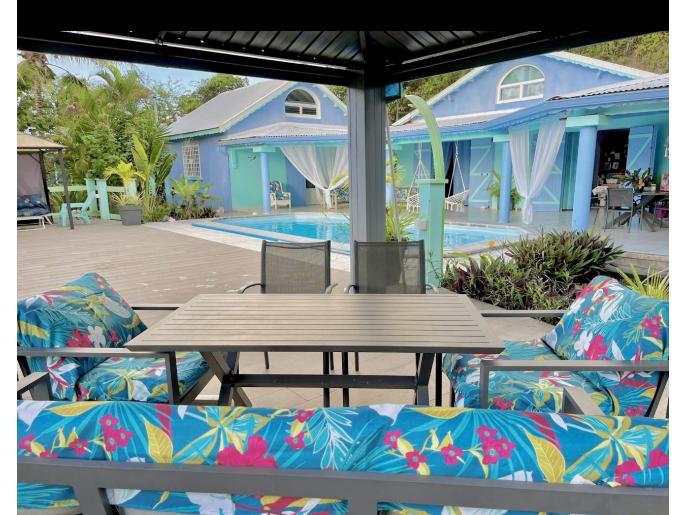 Location VillaBungalow en Guadeloupe - Bungalow 7 couchages Le Gosier