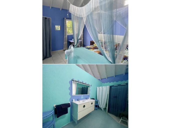 Location VillaBungalow en Guadeloupe - Bungalow 7 couchages Le Gosier