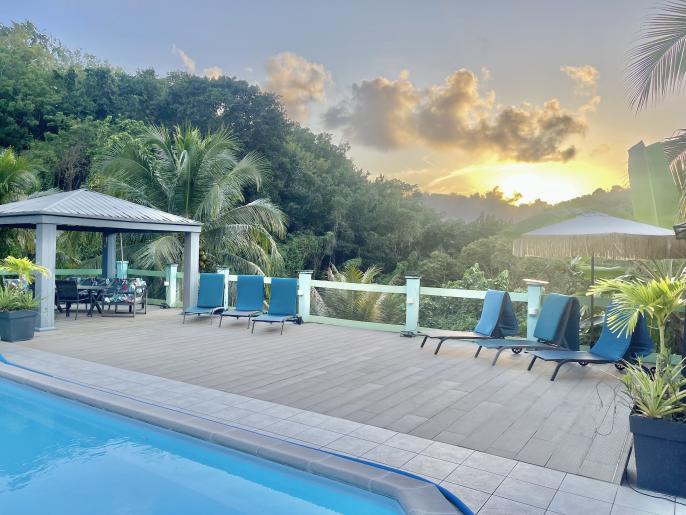 Location VillaBungalow en Guadeloupe - Bungalow 7 couchages Le Gosier