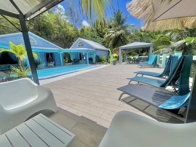 Location VillaBungalow en Guadeloupe - Bungalow 3 couchages Le Gosier