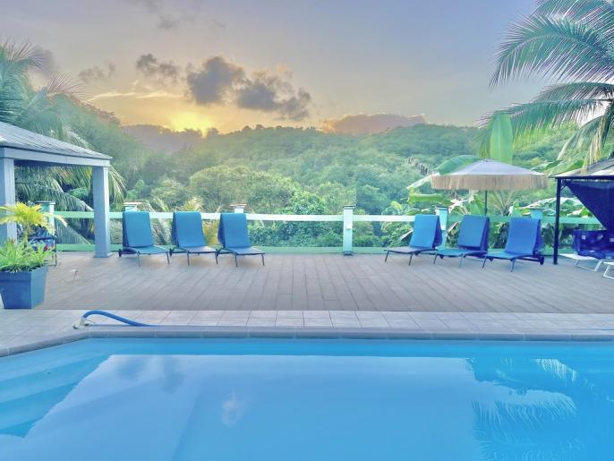 Location VillaBungalow en Guadeloupe - Bungalow 3 couchages Le Gosier