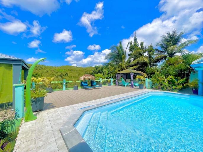 Location VillaBungalow en Guadeloupe - Bungalow 3 couchages Le Gosier