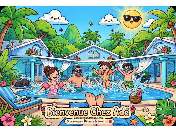 Bungalow 3 couchages Le Gosier