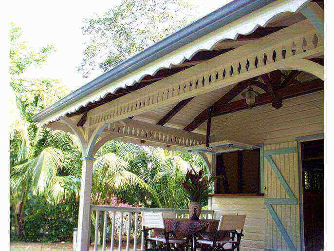 Location VillaBungalow en Guadeloupe - BUNGALOW VUE TERRASSE