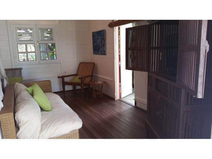 Location VillaBungalow en Guadeloupe - Bungalow 2 couchages Saint François