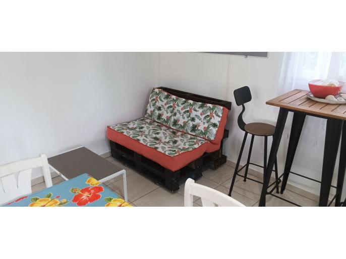 Location VillaBungalow en Guadeloupe - Bungalow 4 couchages Saint François