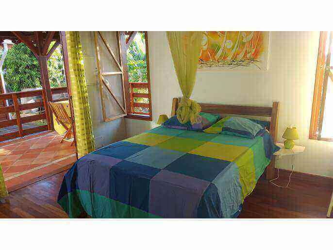 Location VillaBungalow en Guadeloupe - Bungalow 3 couchages Saint François