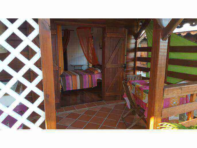 Location VillaBungalow en Guadeloupe - Bungalow 3 couchages Saint François