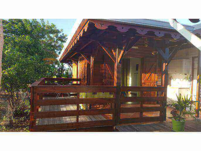 Location VillaBungalow en Guadeloupe - Bungalow 3 couchages Saint François