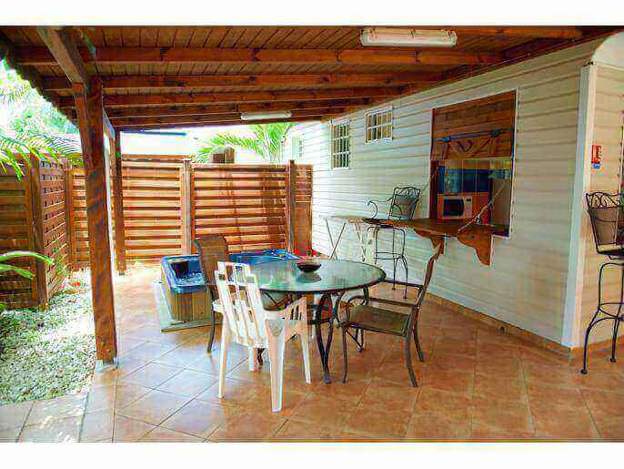 Location VillaBungalow en Guadeloupe - Bungalow 4 couchages Sainte Anne