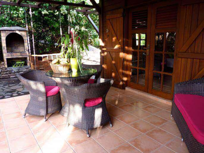 Location VillaBungalow en Guadeloupe - Bungalow 2 couchages Vieux Habitants