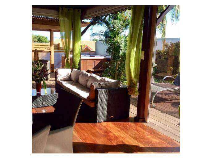 Location VillaBungalow en Guadeloupe - Bungalow 5 couchages Vieux Habitants