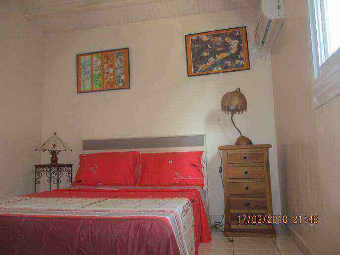 Location VillaMaison en Guadeloupe - la chambre