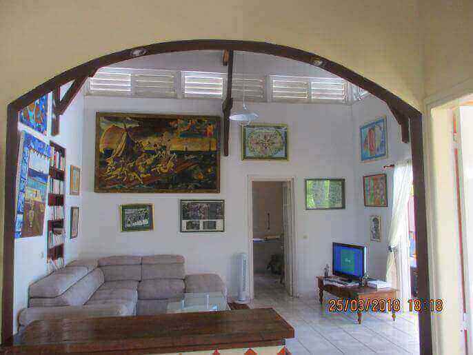 Location VillaMaison en Guadeloupe - le salon