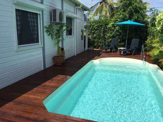 Location VillaMaison en Guadeloupe - Deck 40m