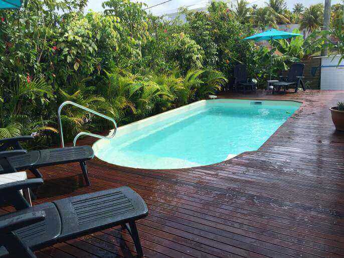 Location VillaMaison en Guadeloupe - Piscine