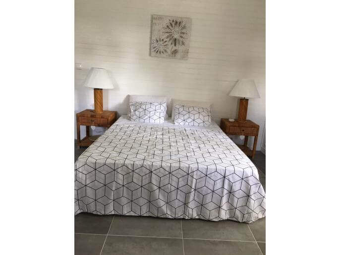 Location VillaMaison en Guadeloupe - chambre