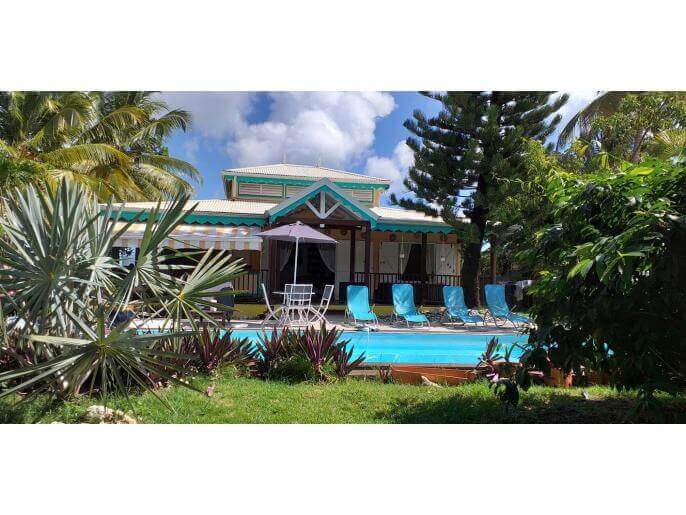Location Maison & Villa en Guadeloupe - Maison 7 couchages Saint François