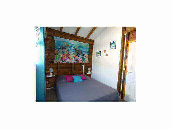 Location VillaMaison en Guadeloupe - CHAMBRE KAZ LAGON 