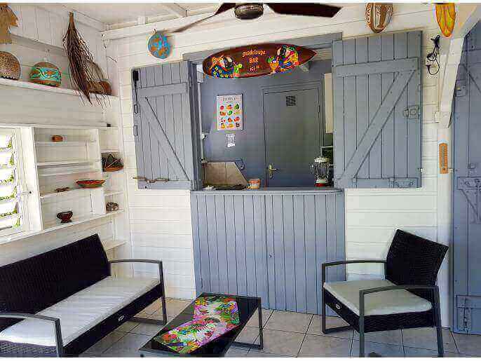 Location VillaMaison en Guadeloupe - Maison 4 couchages Saint François