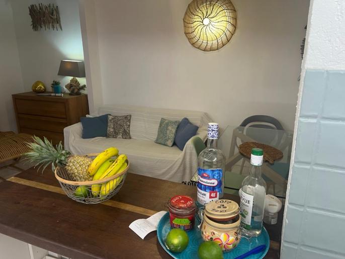 Location VillaMaison en Guadeloupe - Salon intérieur 