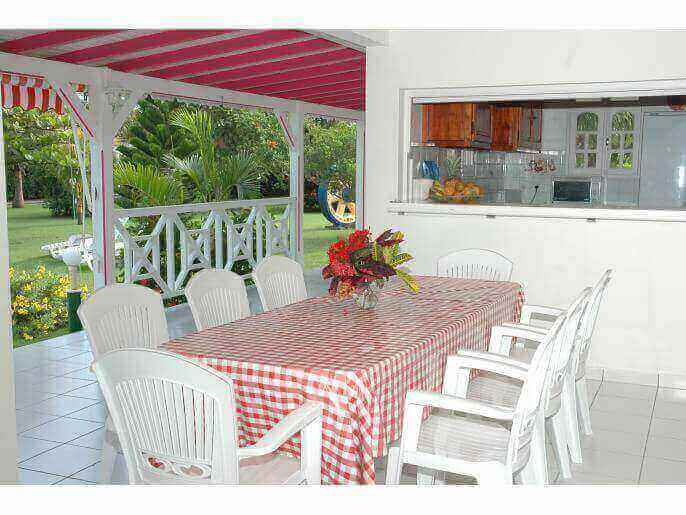 Location VillaMaison en Guadeloupe - Maison 8 couchages Saint François
